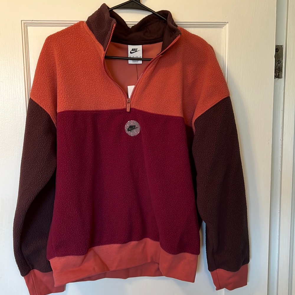 Nike Loose Fit 1/4 Zip Fleece Pullover